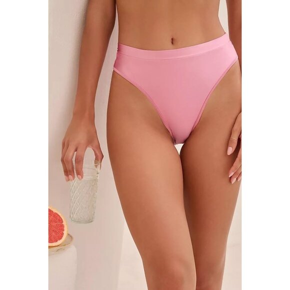 L*Space Other - NWT Anthropologie L*Space Women Frenchie Bitsy Bikini Bottom Pink/Rose Small